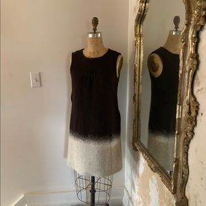 Zara Wool Jumper Dress Shaded L Junior